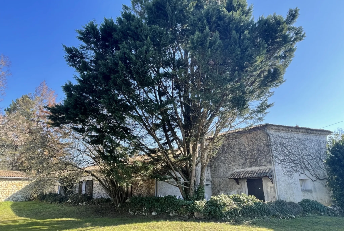 Belle maison en pierre à vendre à Martres avec dépendance et jardin 