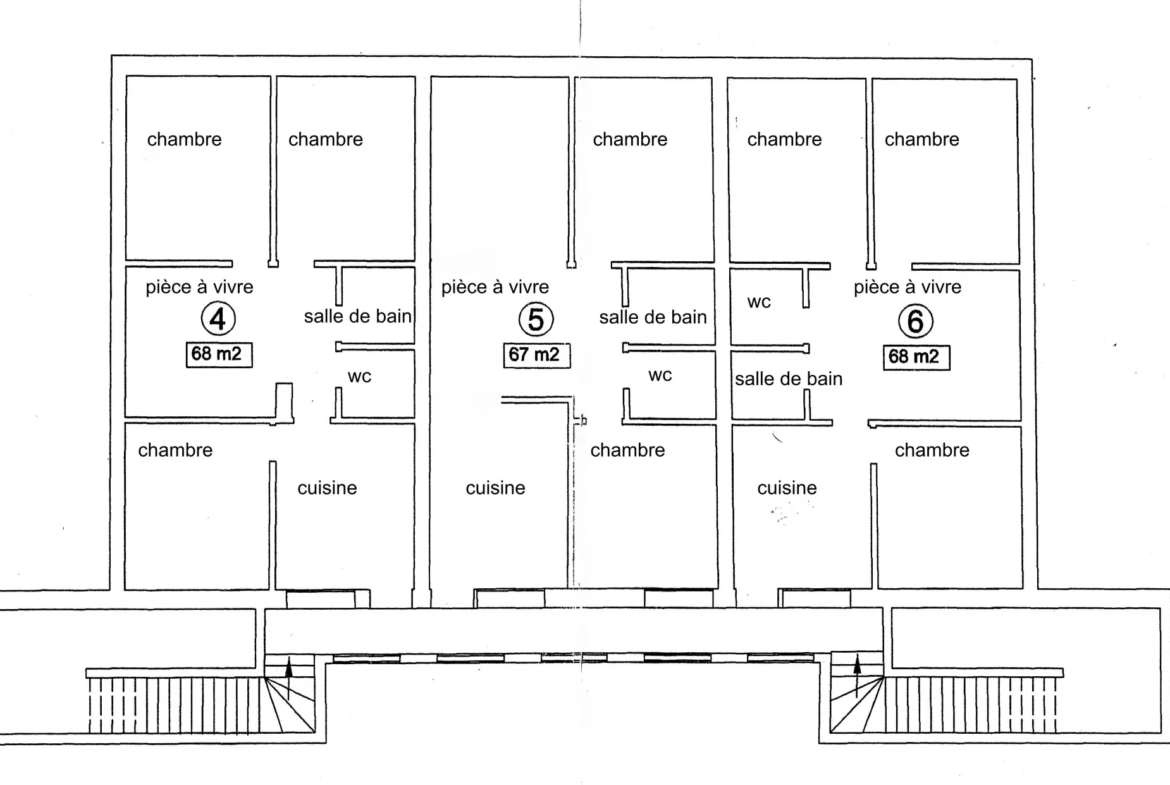 Terrain constructible et immeuble à Colleville Montgomery 