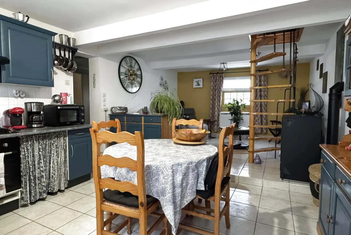 Maison semi-mitoyenne à vendre à Abbeville – 3 chambres et confort moderne 