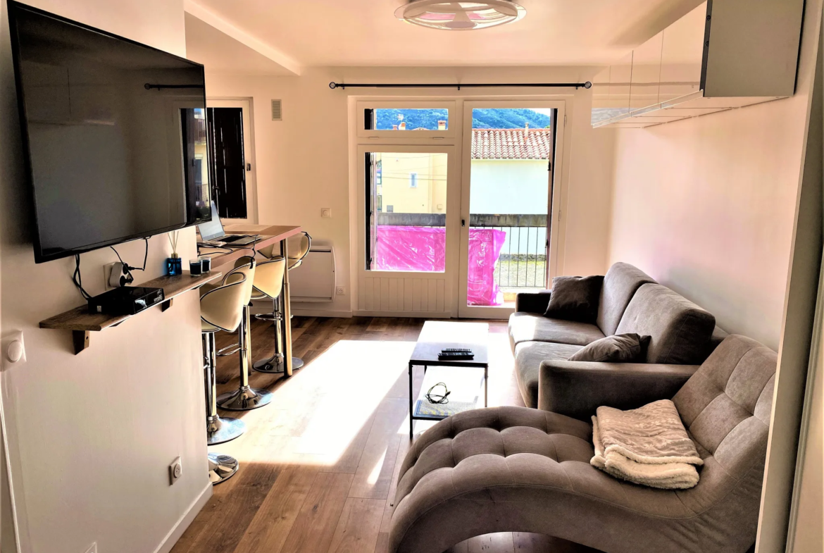 Appartement rénové avec terrasse au Boulou à vendre 