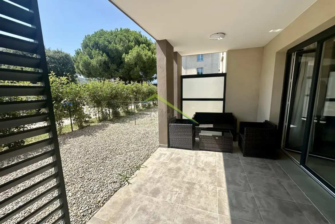 VESCOVATO - Studio/T2 en Rez-de-Jardin à Vendre 