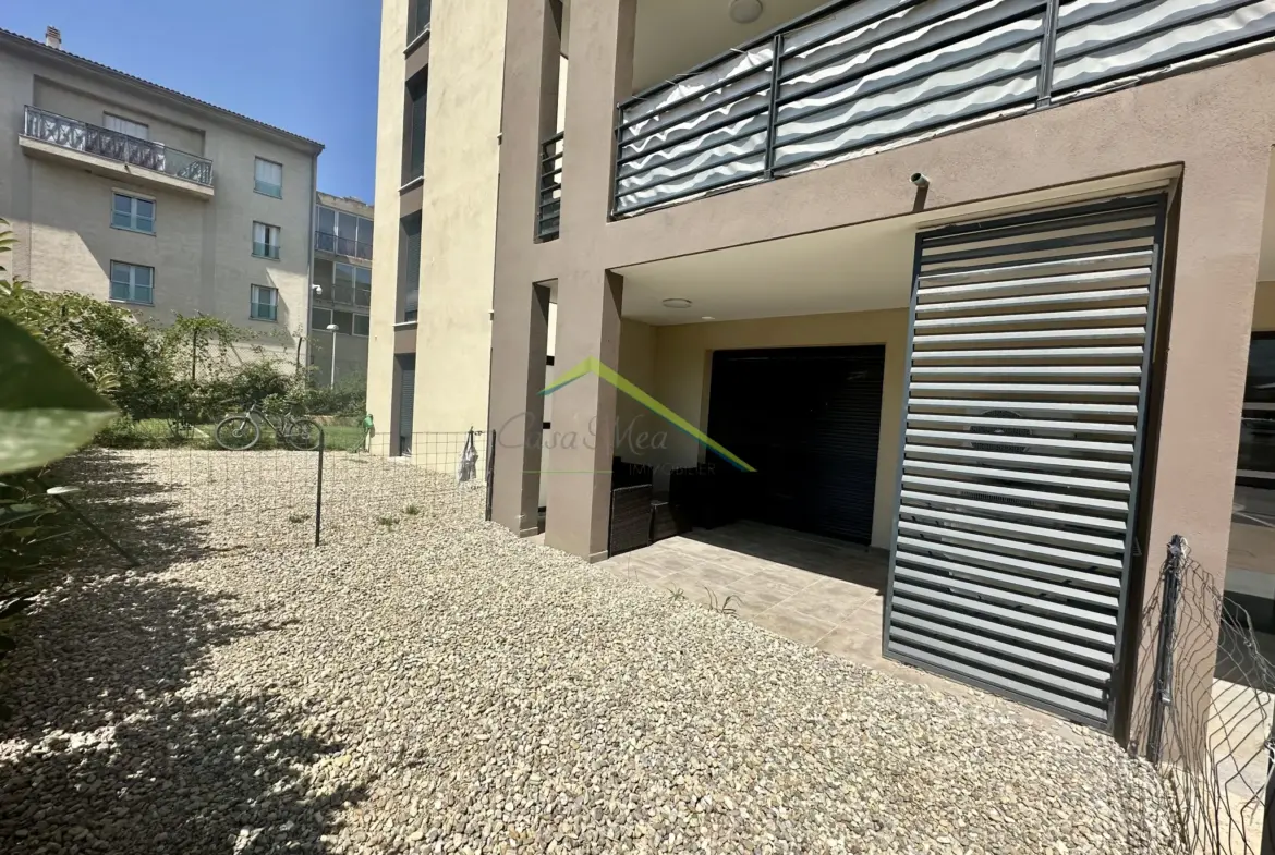 VESCOVATO - Studio/T2 en Rez-de-Jardin à Vendre 