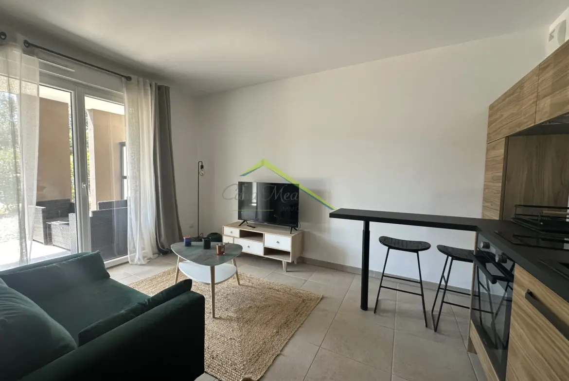 VESCOVATO - Studio/T2 en Rez-de-Jardin à Vendre 