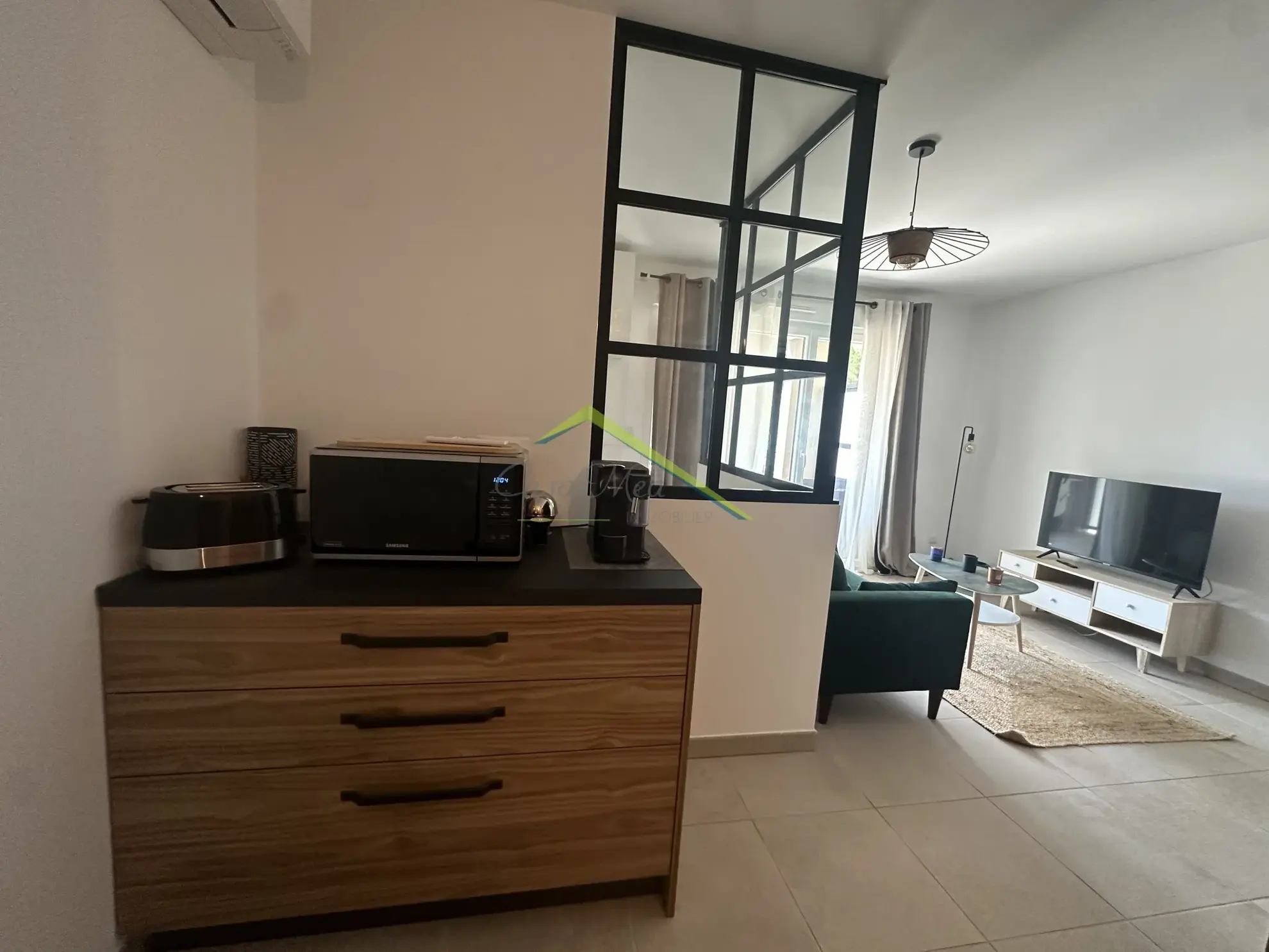 VESCOVATO - Studio/T2 en Rez-de-Jardin à Vendre 