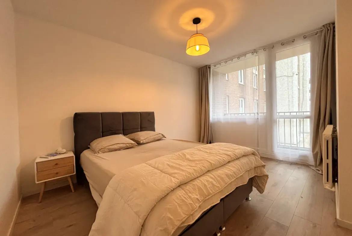 Vente d'un appartement T3 rénové avec garage à Roubaix 