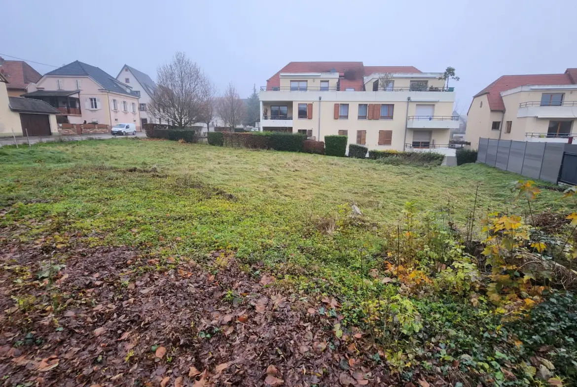 Terrain Constructible Viabilisé de 7,34 ares à Bergholtz-Zell 