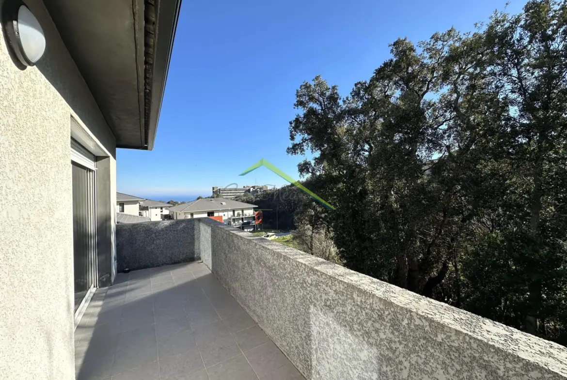 Appartement T2 à vendre à Bastia Sud avec terrasse et parking 