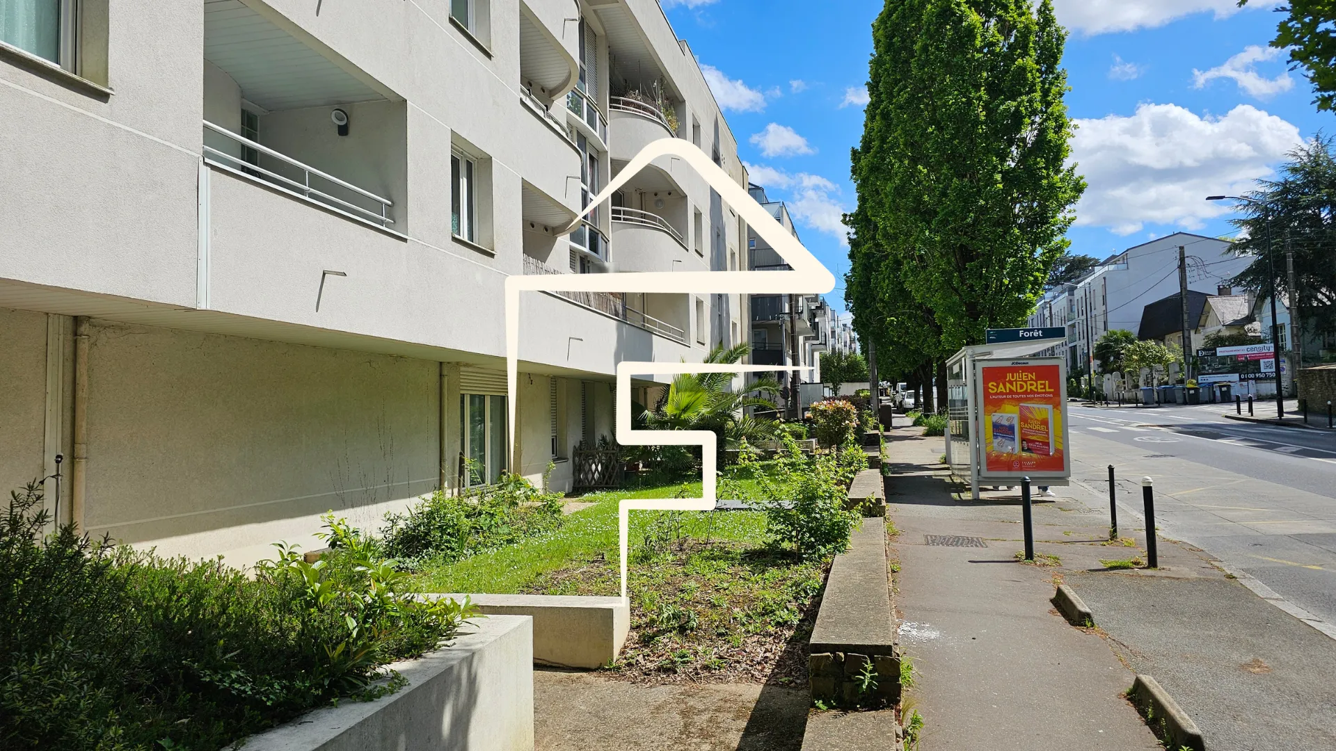 Nantes - Grand T3/T4 lumineux avec terrasse au dernier étage 