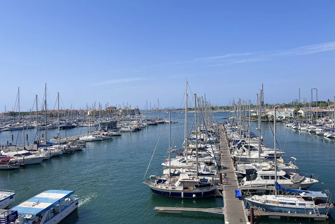 Appartement 3 pièces avec vue sur le port au Cap d'Agde 