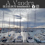 Studio cabine à vendre au Cap d'Agde avec vue sur le port