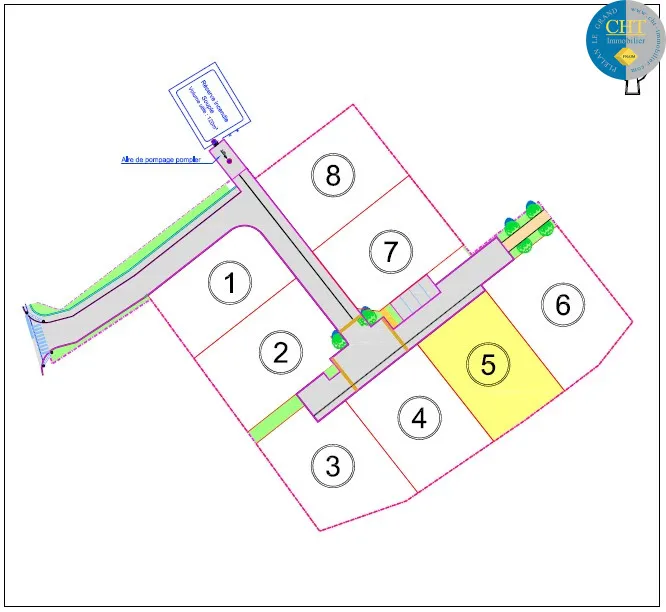 Terrain viabilisé de 524 m² à vendre à Quelneuc pour 13 118 € 