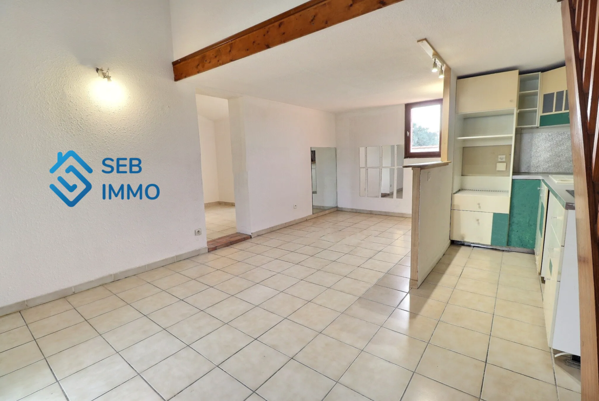 À vendre : Maison 3 pièces avec jardin, terrasse et piscine à Saint Cyprien plage 