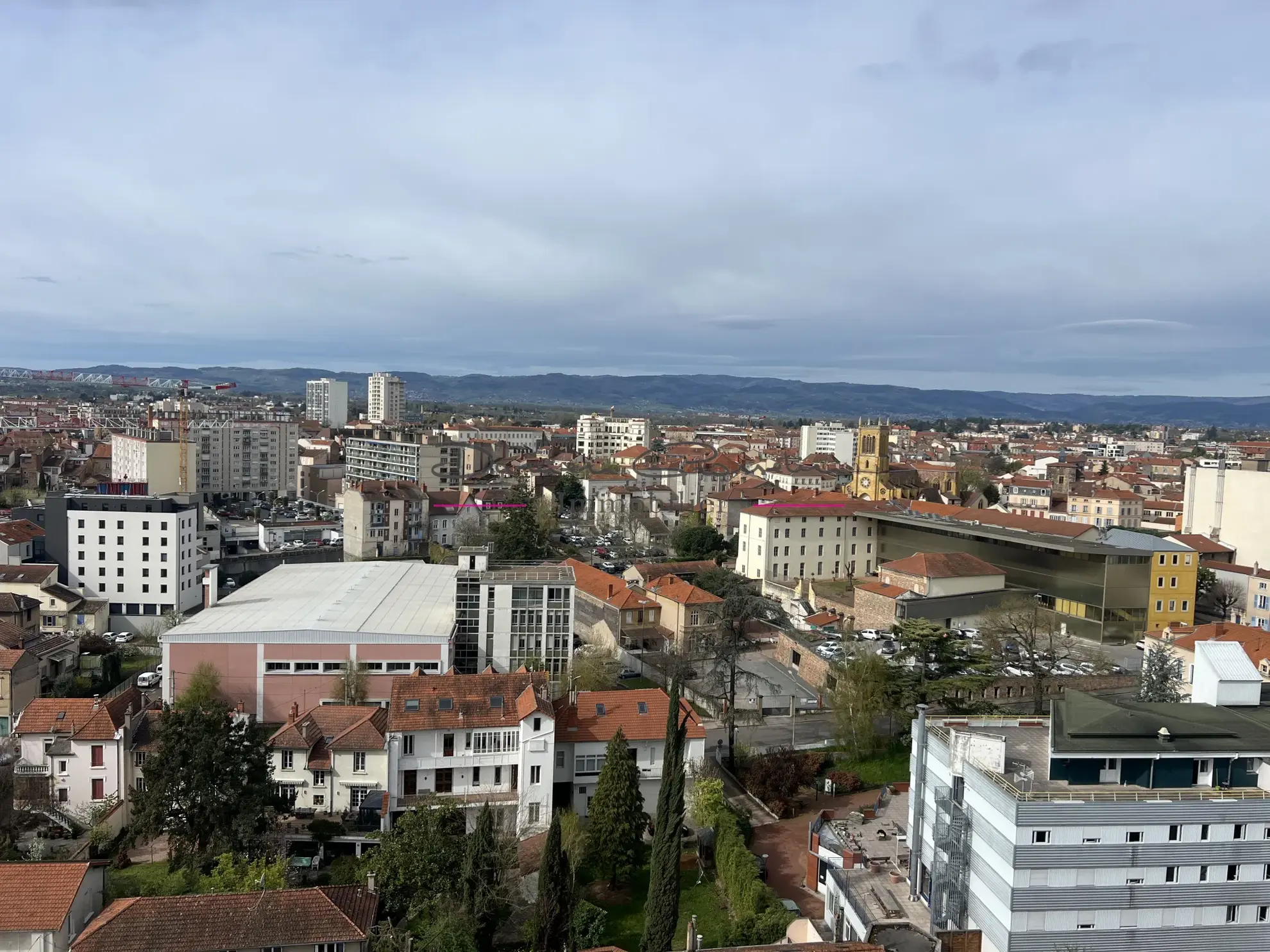 Appartement 106 m² au cœur de Roanne avec vue imprenable 