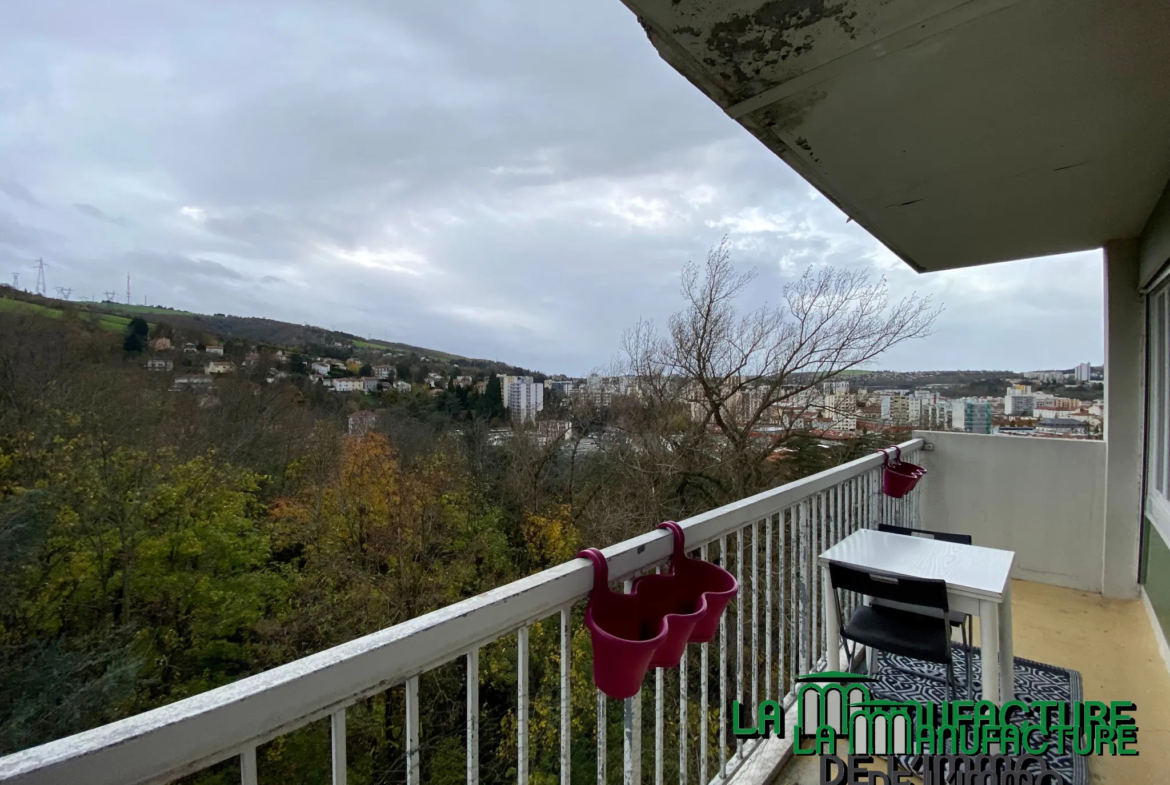 Bel appartement F3 avec balcon à Saint-Étienne - Parc du Portail Rouge 