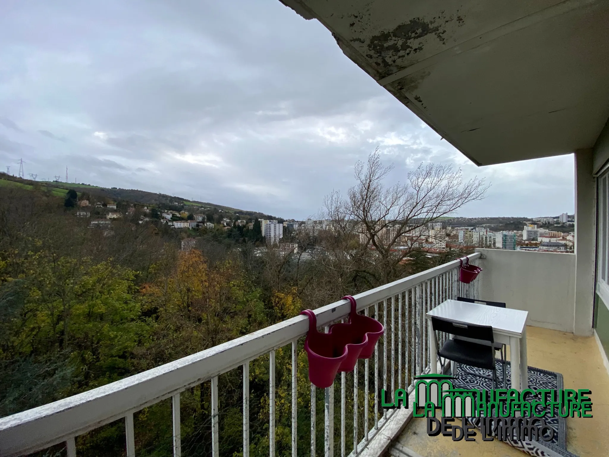 Bel appartement F3 avec balcon à Saint-Étienne - Parc du Portail Rouge 