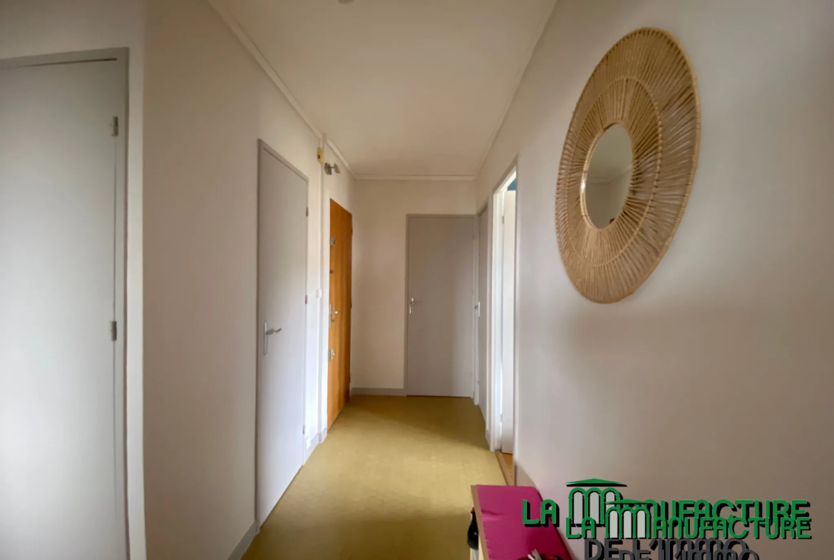 Bel appartement F3 avec balcon à Saint-Étienne - Parc du Portail Rouge 