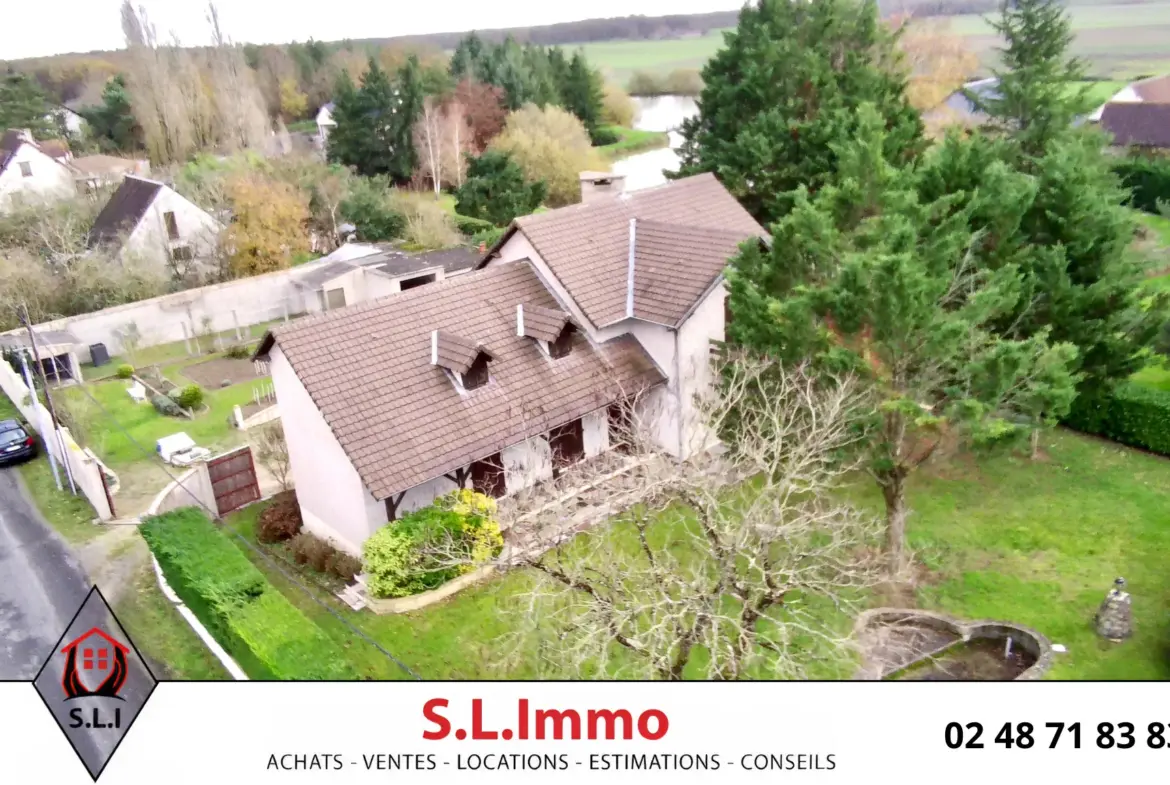 Grande Maison Familiale à Mereau - 5 Chambres et Terrain Arboré 