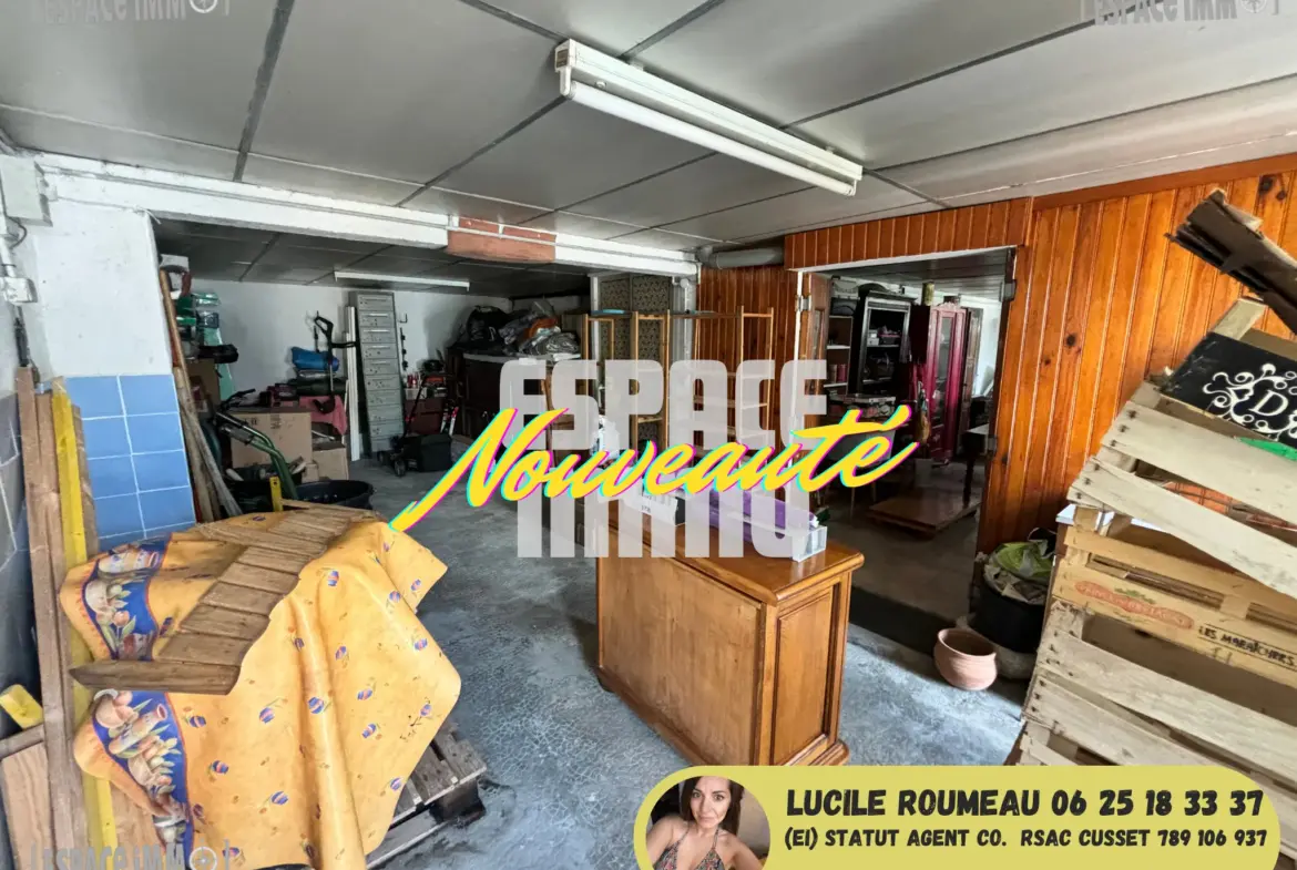 Maison T4 à vendre à Cusset – 190 000 € 