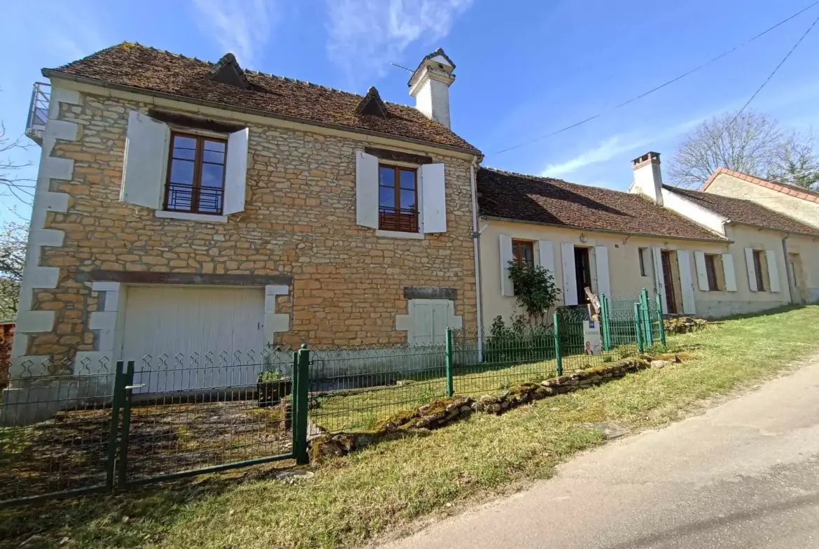 À vendre : Longère de charme avec 2 habitations à Bona (58330) 