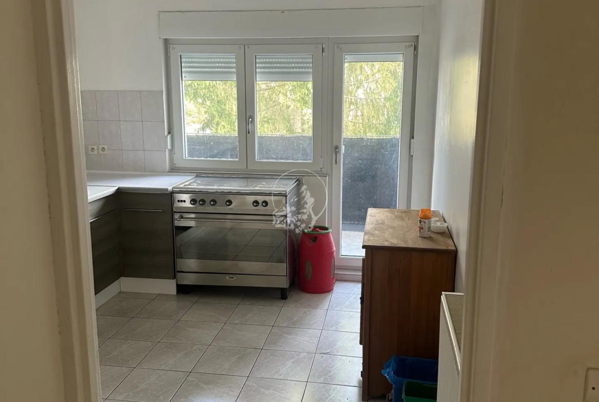 À vendre : appartement F3 à Forbach pour 71 000 € avec balcon 