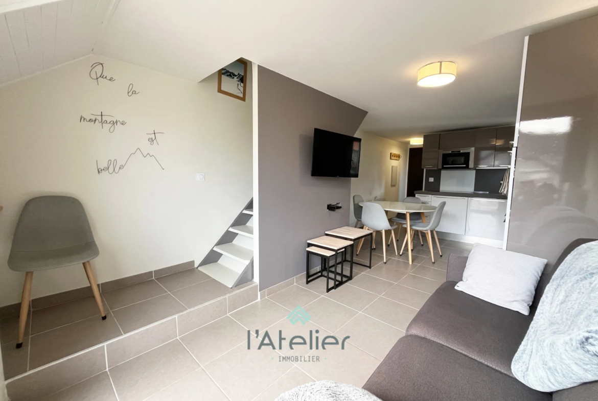 Appartement T3 rénové à vendre à Saint-Lary - Vue sur vallée et montagnes 