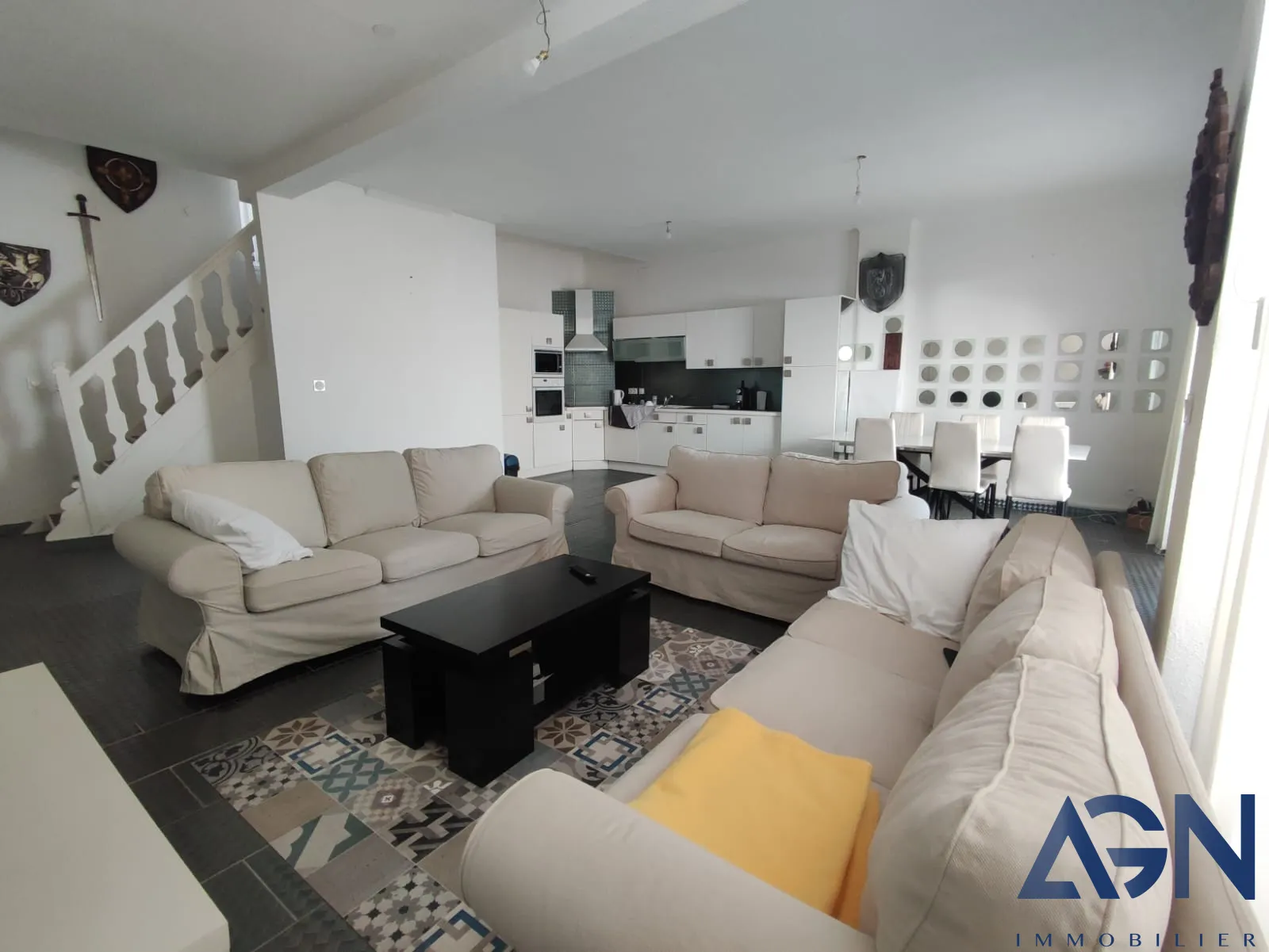 À vendre : appartement T4 duplex de 92,91 m² à Agde 