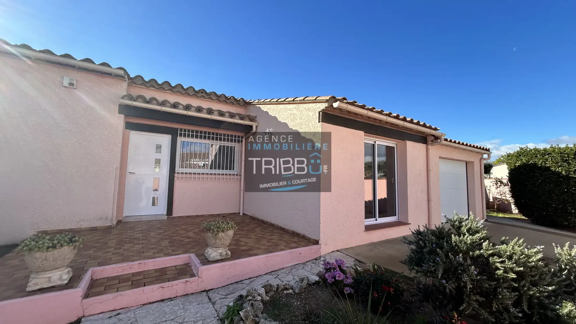 Charmante villa de plain-pied avec jardin à Pollestres 