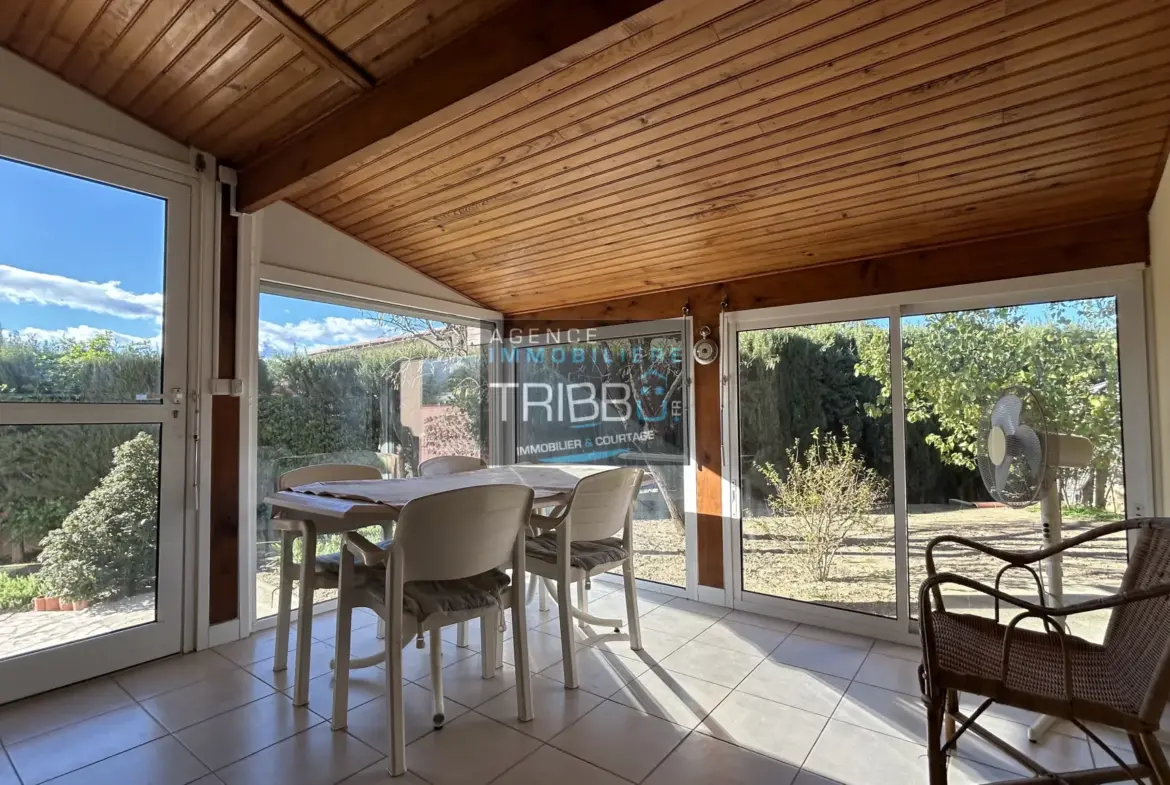 Charmante villa de plain-pied avec jardin à Pollestres 