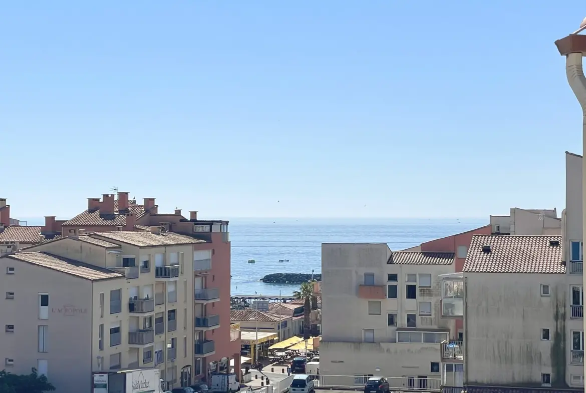 À vendre : Appartement T2 avec vue dégagée au Môle à Le Cap d'Agde 