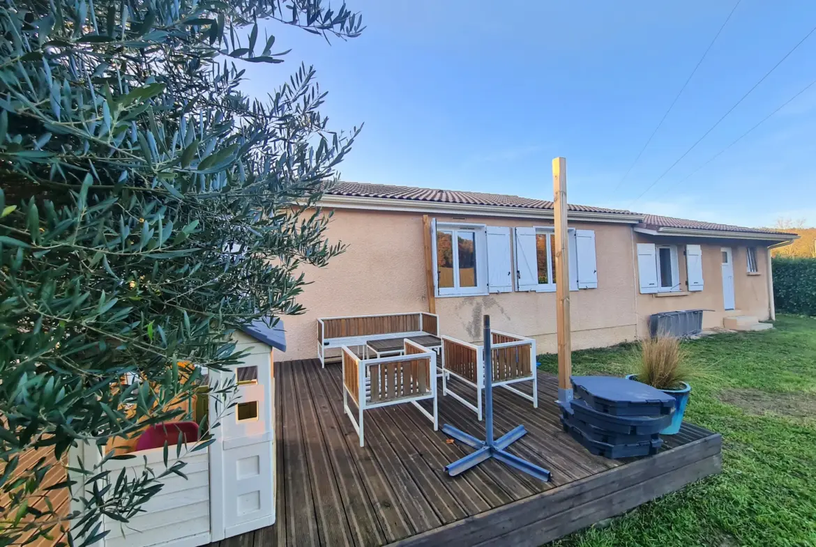 Vente d'une Villa T5 avec Garage et Jardin à Gaillac Toulza 