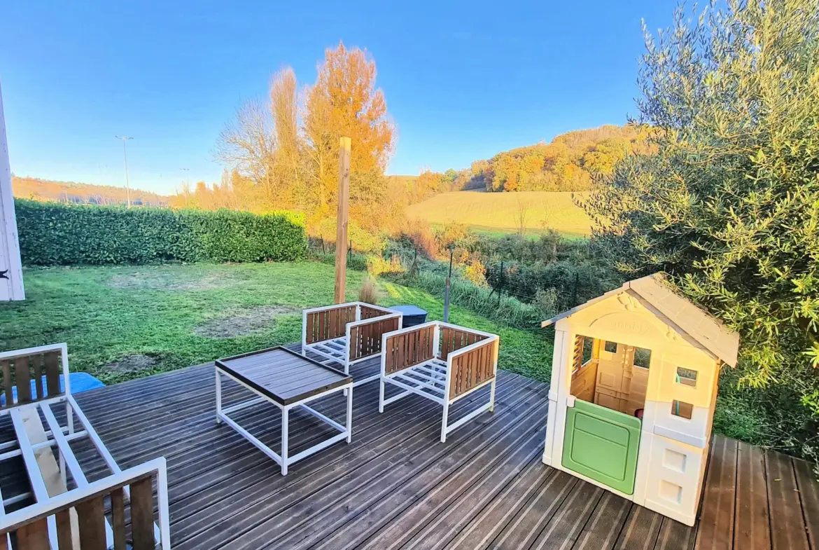 Vente d'une Villa T5 avec Garage et Jardin à Gaillac Toulza 