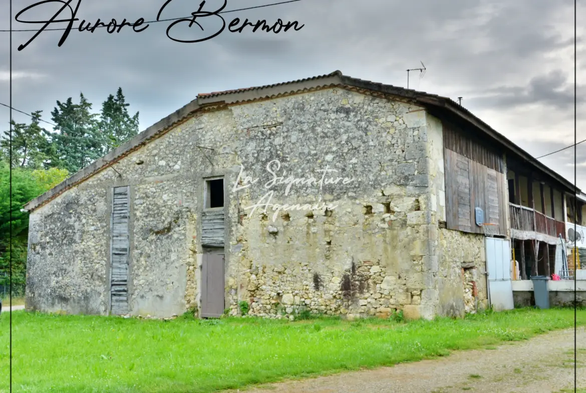 Maison en pierre à rénover à Feugarolles - 164 m² 