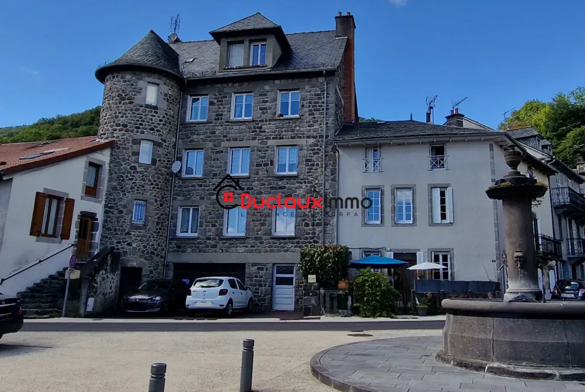 Appartement atypique à POLMINHAC - Rénové, type 4 avec jardin 