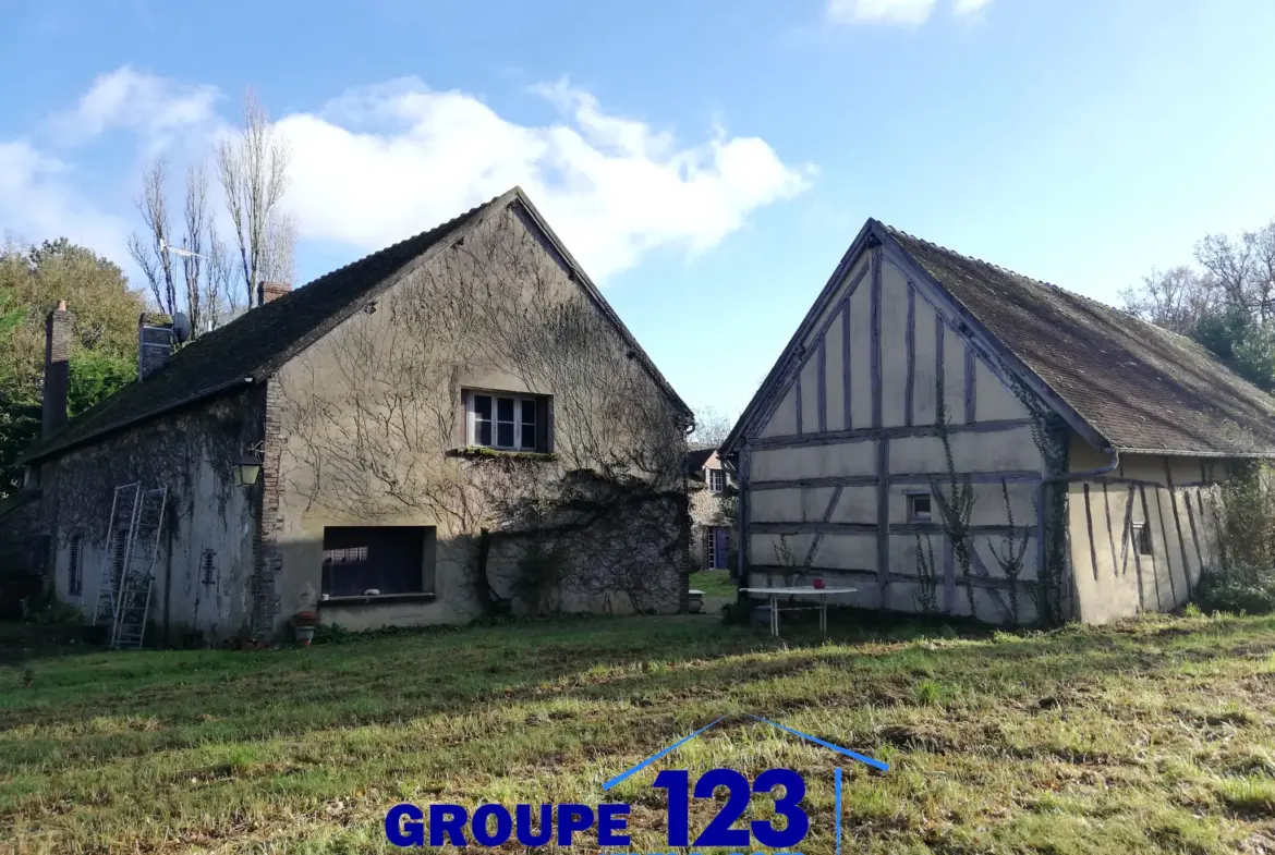 Grande longère avec maison d'amis sur 8360 m² de terrain 