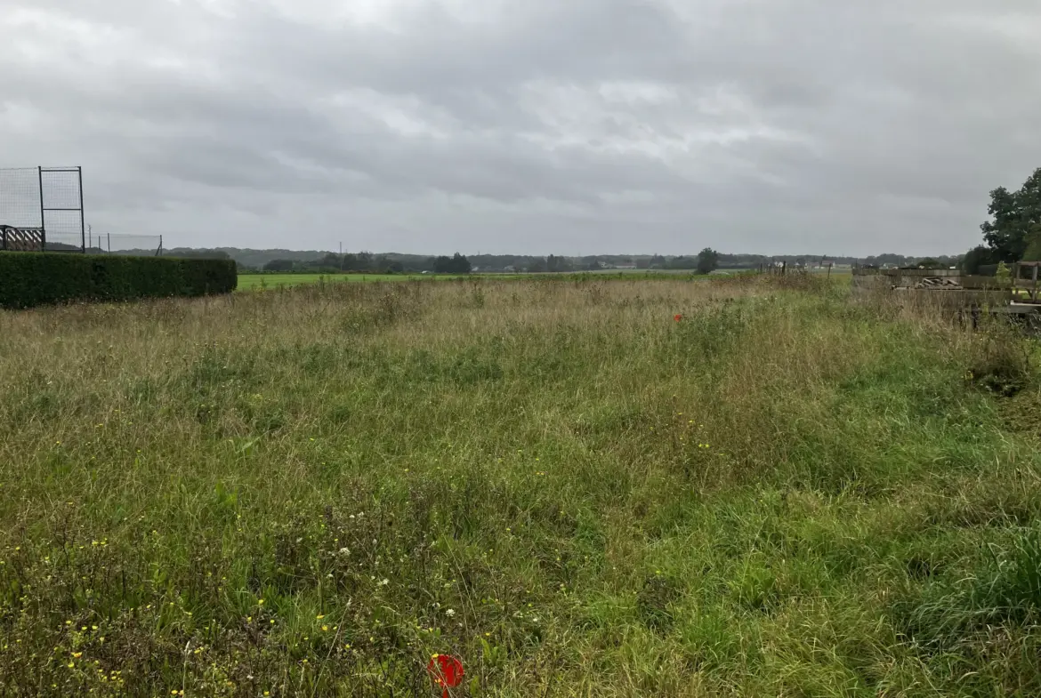 Terrain constructible à Chaufour lès Bonnières de 530 m² 