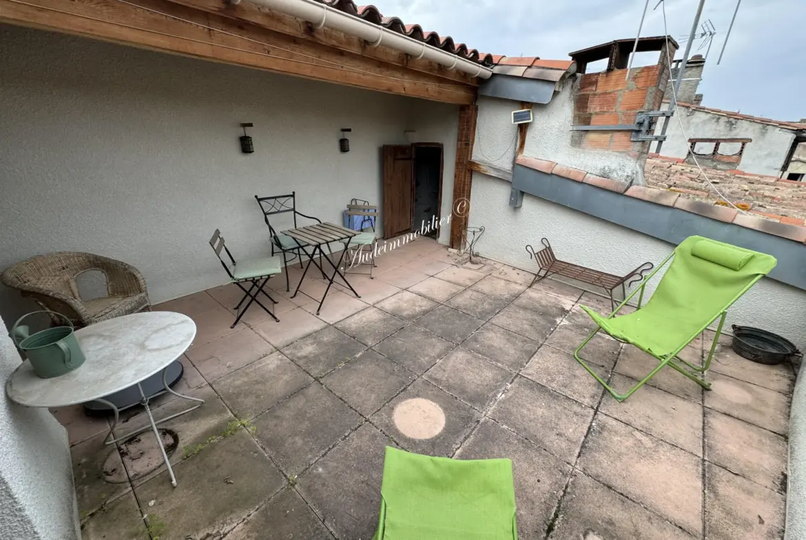 Maison de ville avec terrasse à Limoux 