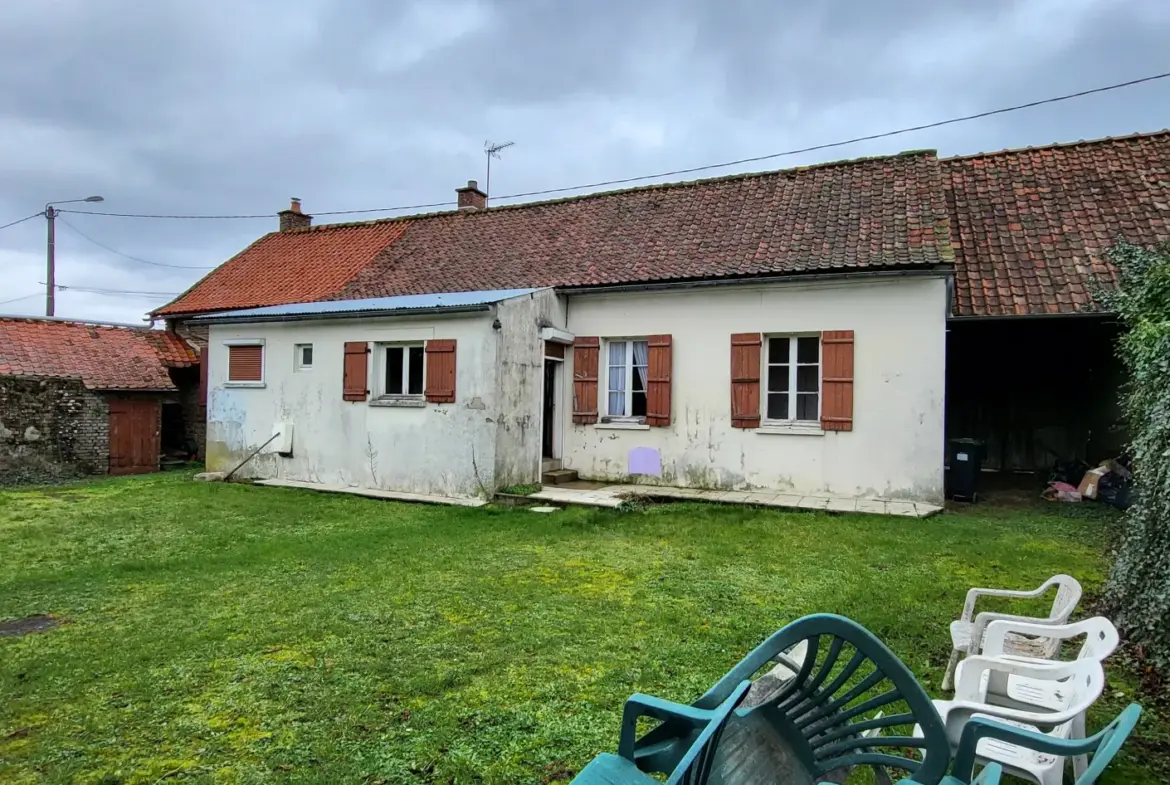 À vendre : Longère avec dépendances près d'Abbeville 