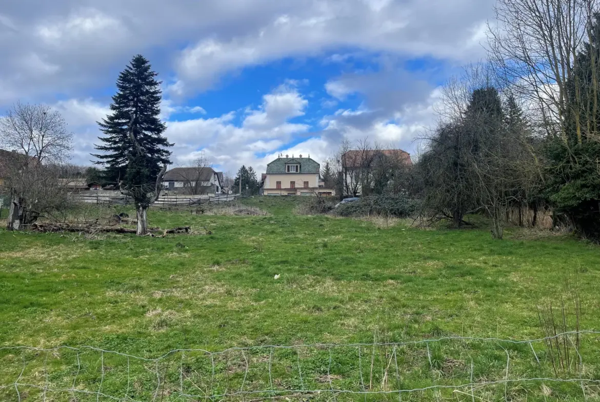 Terrain à vendre à Roppentzwiller avec vue sur le Jura 