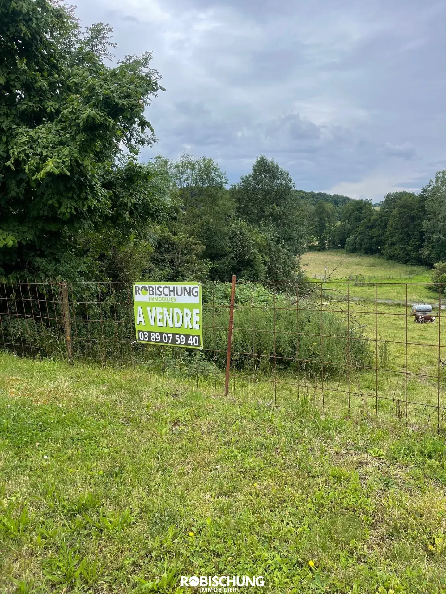 Terrain à vendre à Roppentzwiller avec vue sur le Jura 