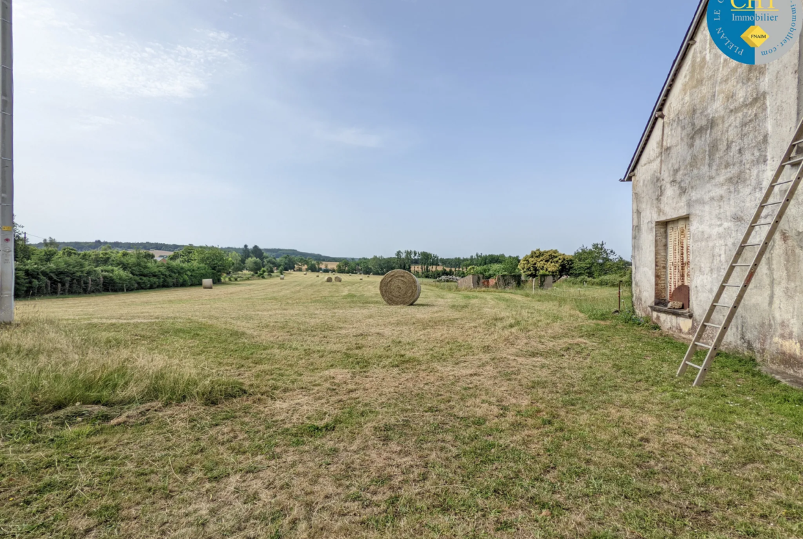 À vendre à Guer : Bâtisse en pierres à rénover avec terrain de 1499 m² 