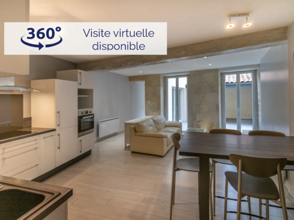 Bel appartement de 70 m² avec cour privative à Saintes