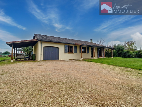 Maison de plain-pied 3 chambres avec garage à vendre à Pont de Vaux