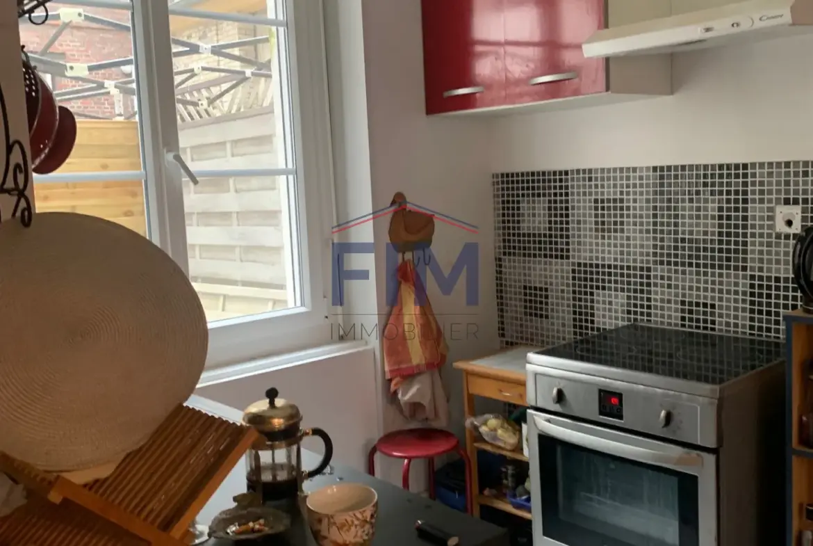 Appartement avec terrasse en hyper centre-ville de Dieppe à vendre 