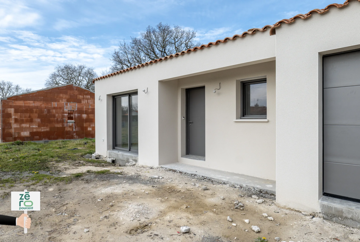 Maison neuve de 88 m² sur terrain de 505 m² à St-Julien-des-Landes 