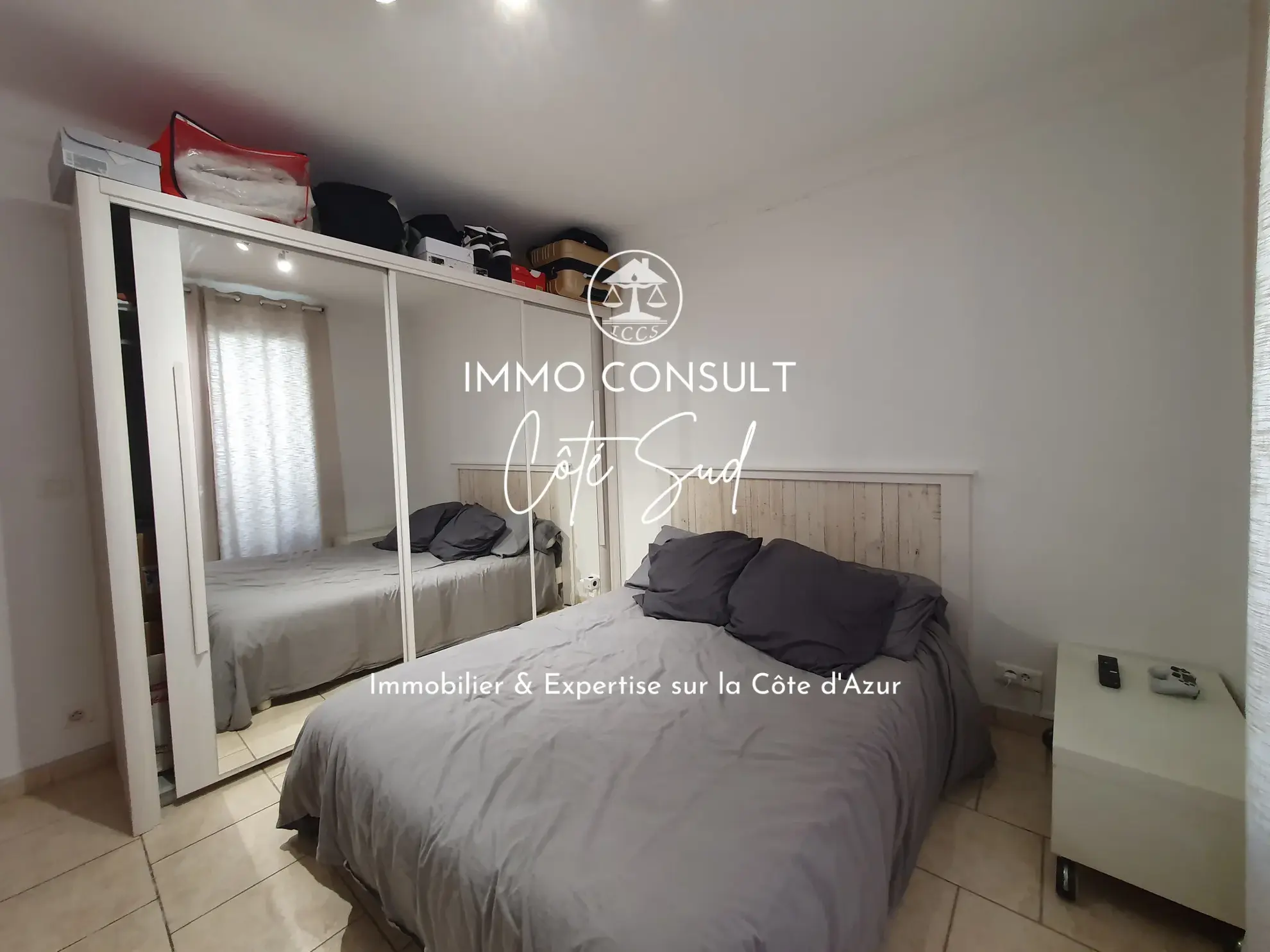 À vendre : Appartement 3 pièces avec balcon et loggia à Nice Ste Marguerite 