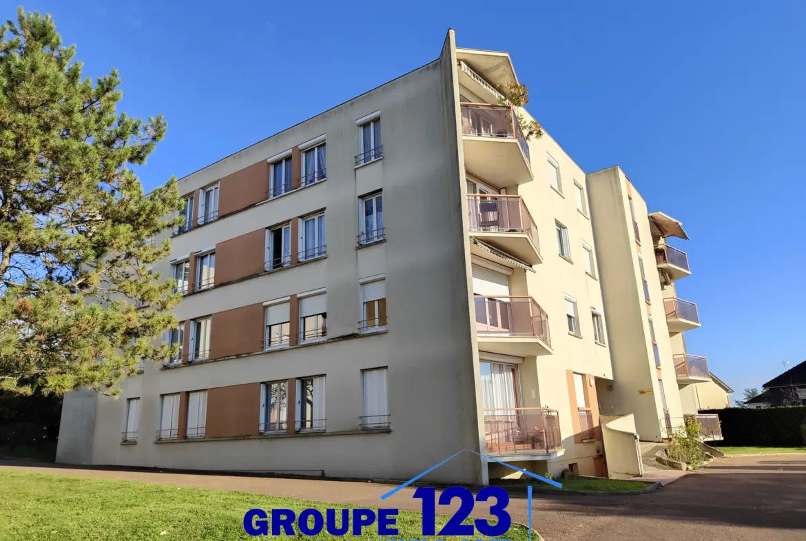 Appartement convivial à vendre en rez-de-chaussée à Migennes 