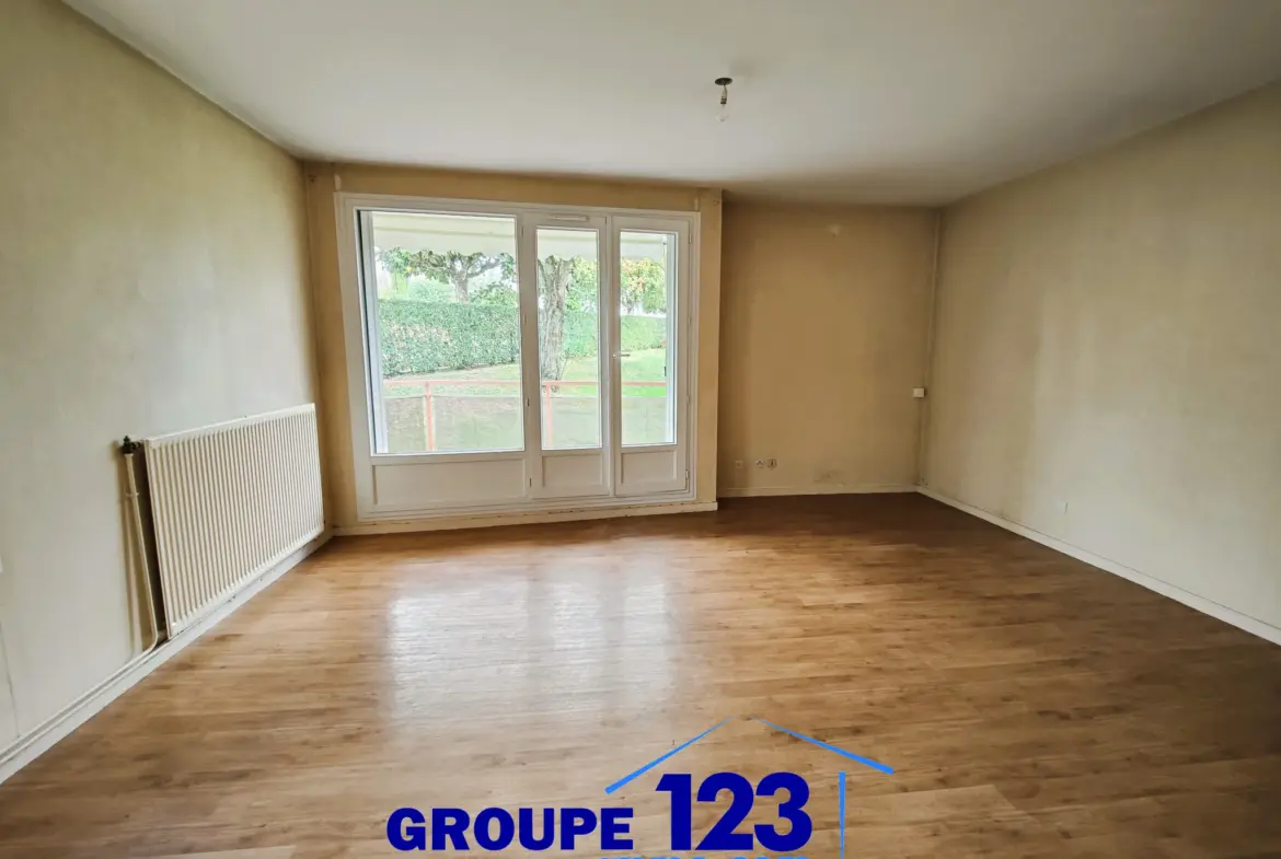 Appartement convivial à vendre en rez-de-chaussée à Migennes 