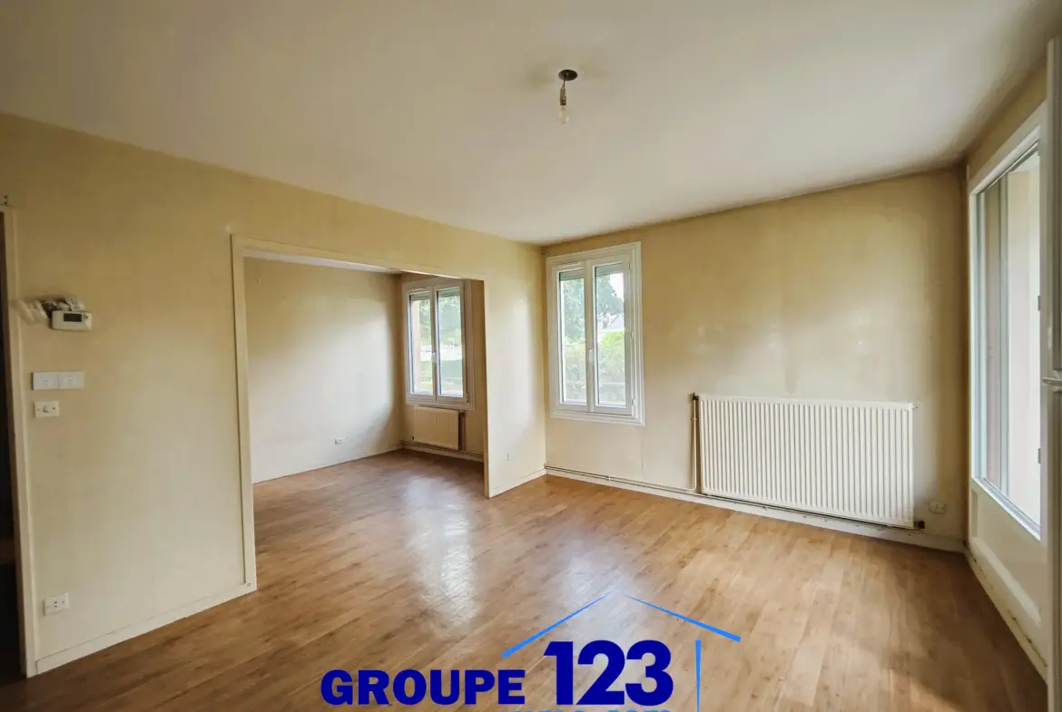 Appartement convivial à vendre en rez-de-chaussée à Migennes 