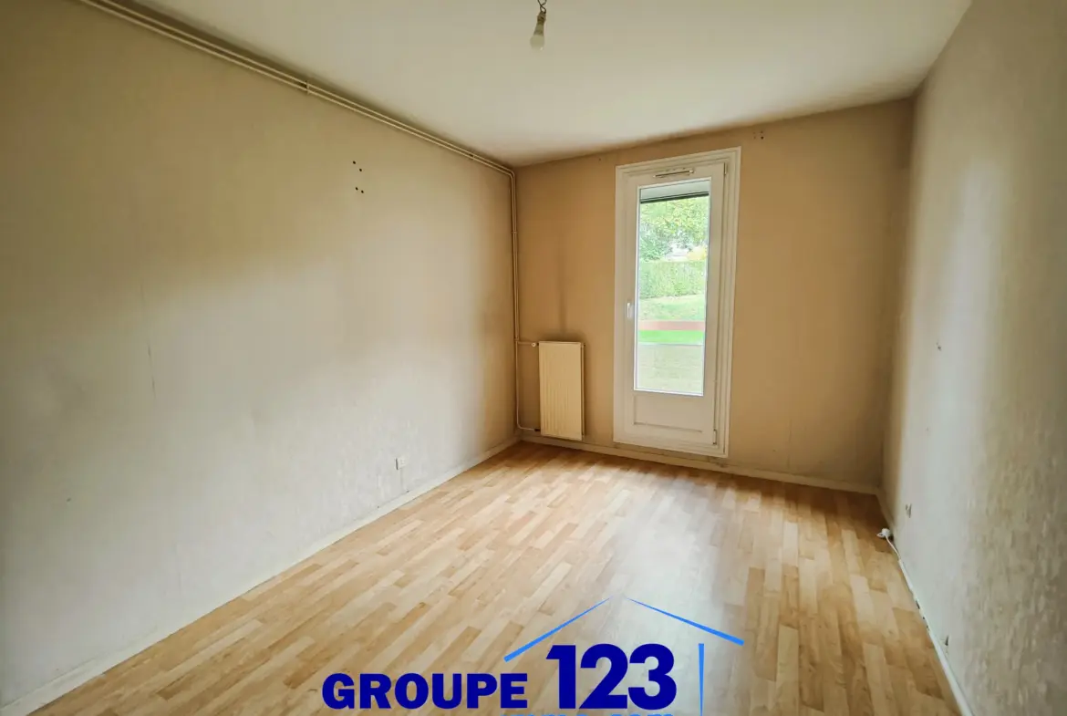 Appartement convivial à vendre en rez-de-chaussée à Migennes 