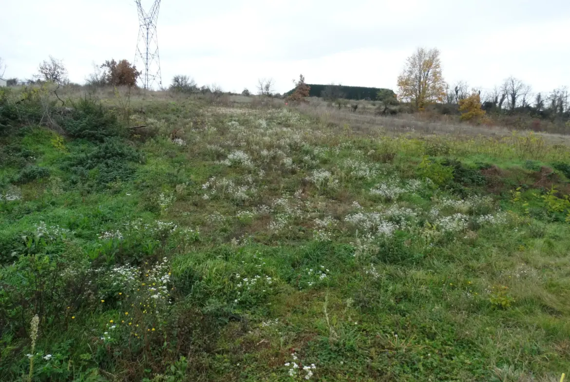 Terrain constructible à vendre près de Romans - Lotissement de 6 lots 